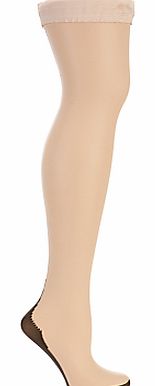 Contrast Seam And Heel Hold Ups