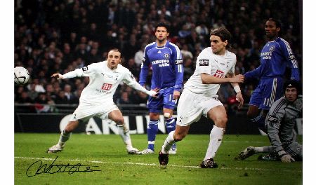 Woodgate Signed Photo - Carling Cup Winner