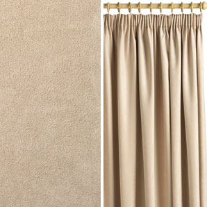 Chicago Pencil Pleat Curtains- Cream- W201 x D183cm