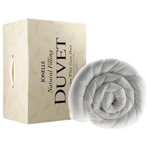 Jonelle Hungarian Goose Down Duvet- 13.5 Tog- Kingsize