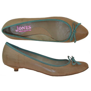 Jones Bootmaker Amelia - Beige/teal