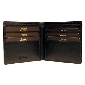 Jones Bootmaker Bill Fold - Black