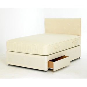 Galaxy 4FT6 Double Divan Bed