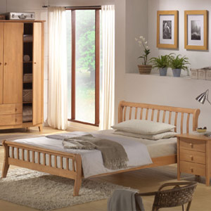 Joseph Leo 5FT Kingsize Wooden Bedstead