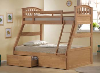 Joseph Julius Maple Three Sleeper Bunk Bed