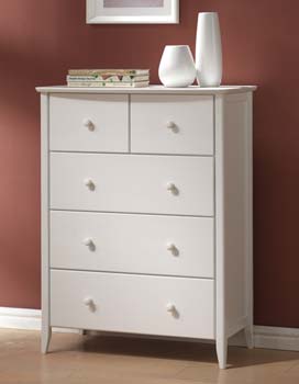 Joseph Julius White 2   3 Drawer Chest - FREE NEXT DAY