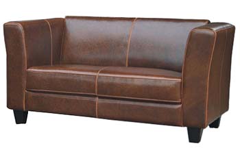 Leather 2 Seater Sofa