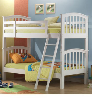 White Bunk Bed