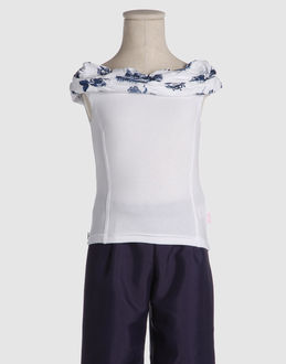 TOP WEAR Sleeveless t-shirts GIRLS on YOOX.COM