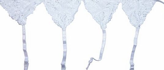 joy workshop Sexy Ladies Sexy Stocking Suspender Belts Lace White Black Red Purple Pink Hold up Belt (black)