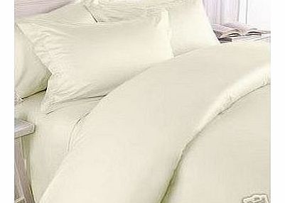 JOYSLEEP Love2Sleep EGYPTIAN COTTON FITTED SHEET HOTEL QUALITY - 4FT (SMALL DOUBLE) CREAM