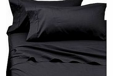 JOYSLEEP Love2Sleep EGYPTIAN COTTON FITTED SHEET HOTEL QUALITY - KING SIZE BLACK