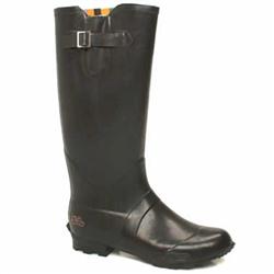 Male Ju Ju Classic Wellington Manmade Upper Boots in Black