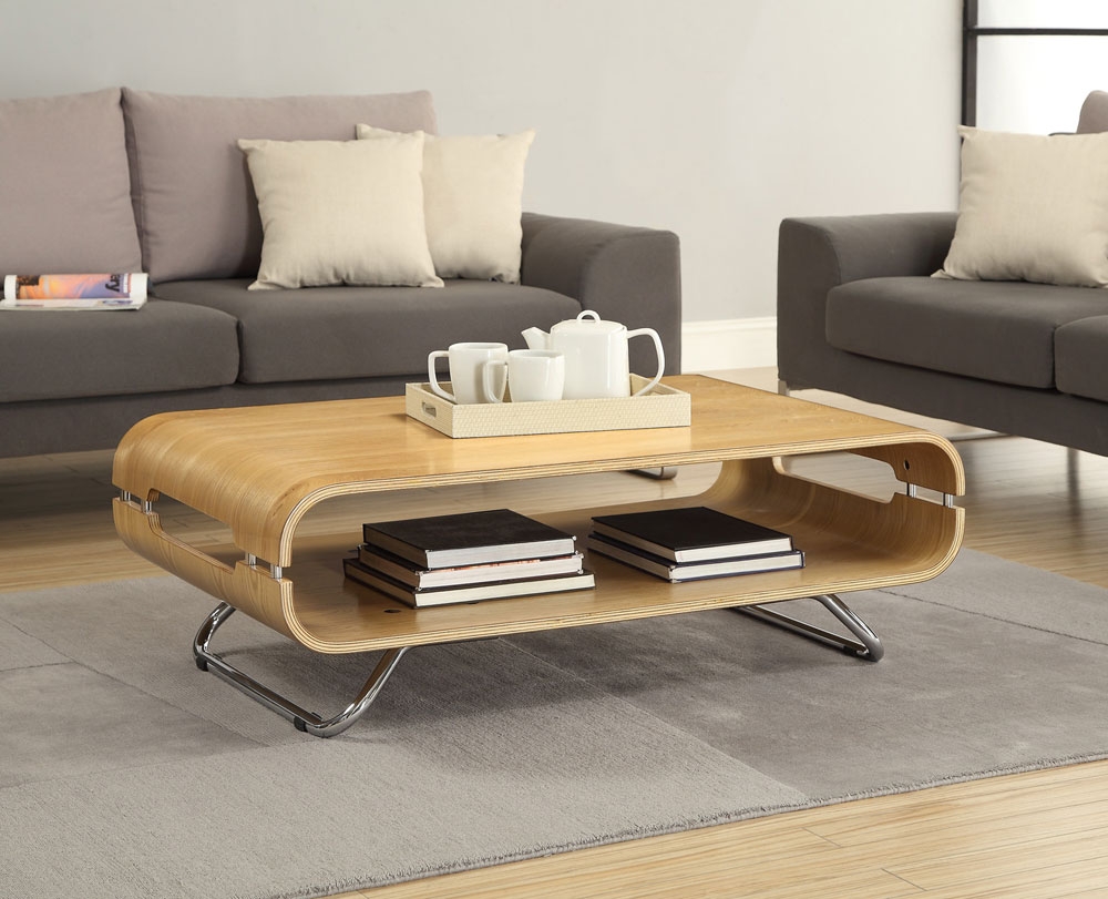 Curve Oak Coffee Table JF302