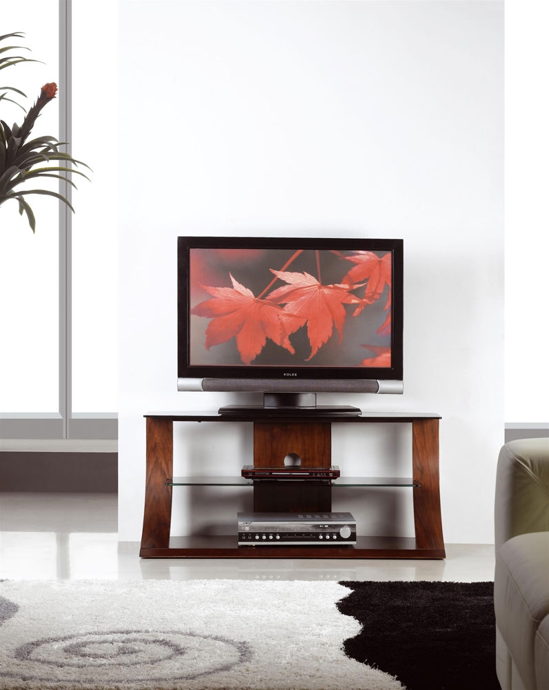 Curve Walnut 1100 TV Stand JF201