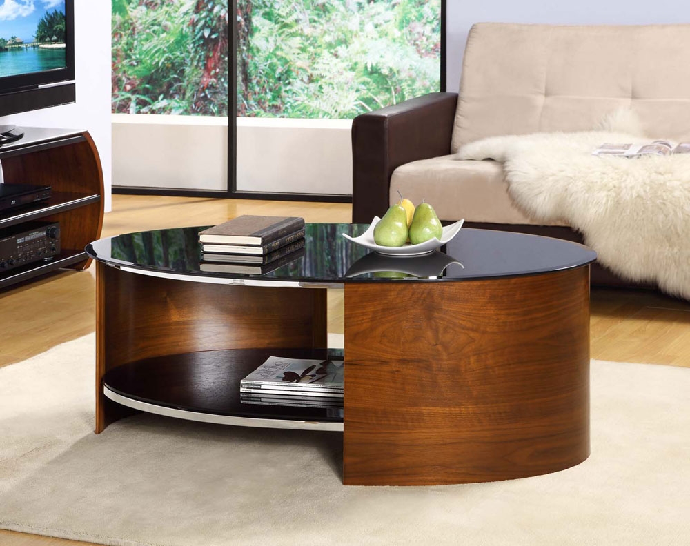 Curve Walnut Coffee Table JF301