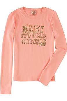 Juicy Couture Slogan Print Top For Children