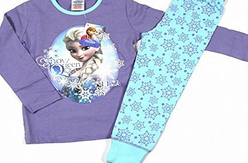 Jujak DISNEY FROZEN PYJAMAS - ANNA amp; ELSA - Girls 3 - 12 Years - Genuine with Authenticity Tags (3 - 4 Years, Heather)