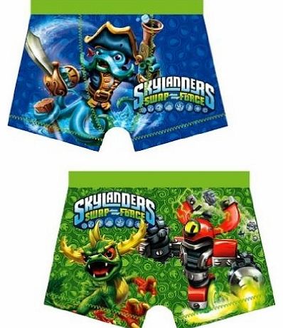 Jujak Skylanders Swap Force Boys Boxers Boxer Shorts Pants Underwear Trunks (9 - 10 Years)