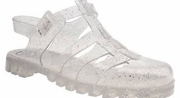 Juju Jellies womens juju jellies silver maxi sandals