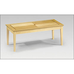 Alaska Coffee Table - Real Veneer - Maple Finish