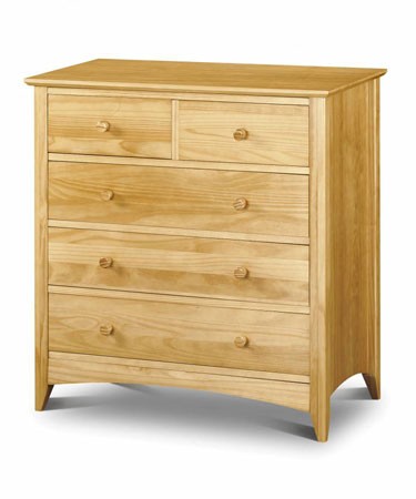 Julian Bowen Barcelona 3 2 Chest of Drawers - Natual Pine