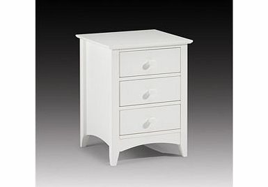 Julian Bowen Cameo 3 Drawer Bedside Table