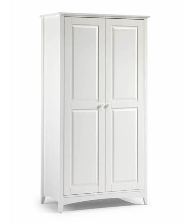 Cameo Double Wardrobe - White