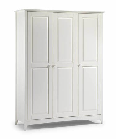 Cameo Triple Wardrobe - White