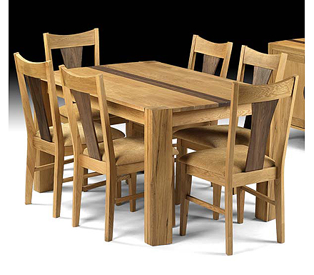 Julian Bowen Chessington Oak Rectangular Dining Set