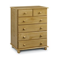 Julian Bowen Clearance - Kendal Pine 4 2 Drawer Chest