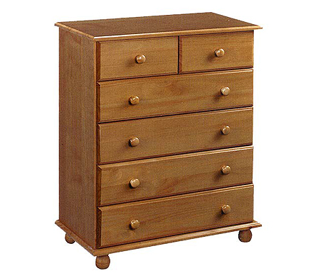 Hamilton Pine 4+2 Drawer Chest