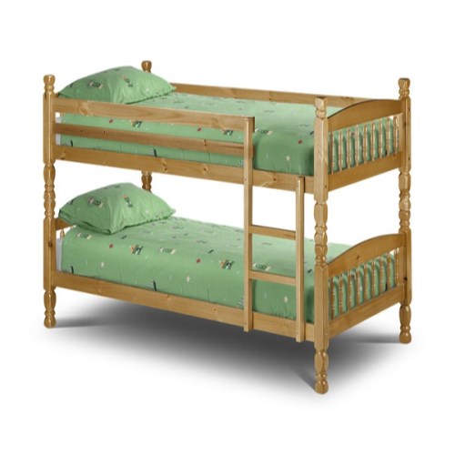 Julian Bowen Lincoln Solid Pine Bunk Bed - single