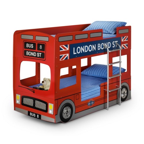 London Bus Bunk Bed In Red