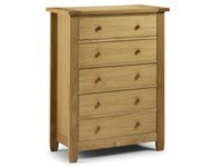 Lyndhurst 5 Drawer Chest Assembled