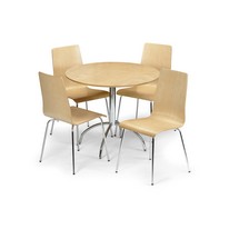 Mandy Maple Round Dining Set