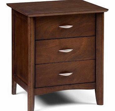 Julian Bowen Minuet 3 Drawer Bedside Cabinet