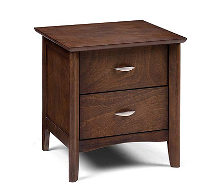 Julian Bowen Minuet Solid Wood 2 Drawer Bedside Table