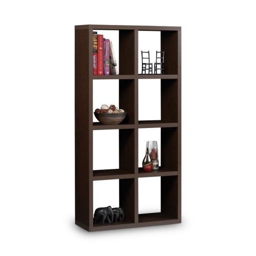 Julian Bowen Picasso 8 Cube Bookcase In Mahogany