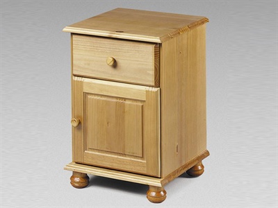 Pickwick 1 Drawer 1 Door Bedside Cabinet Small