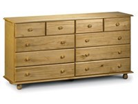 Pickwick 10 Drawer Chest Flat