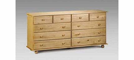 Julian Bowen Pickwick 10 Drawer Chest