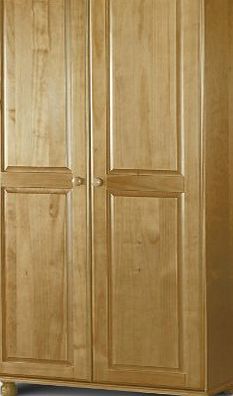 Julian Bowen Pickwick 2 Door Pine Wardrobe