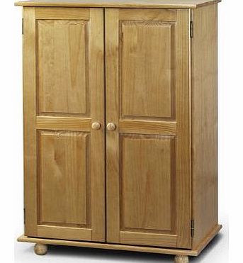 Julian Bowen Pickwick Pine short wardrobe