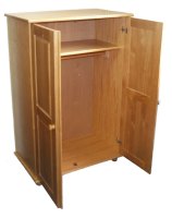 Pine 2 Door Short Wardrobe