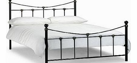 Rebecca Double Bed, Black