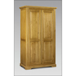 Julian Bowen Sheraton 2 Door Wardrobe - Solid Pine