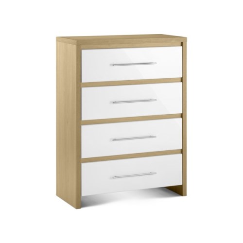 Stockholm 4 Drawer Chest in Light