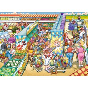 Jumbo Hidden Xtra Gone Bananas 1000 Piece Jigsaw Puzzle