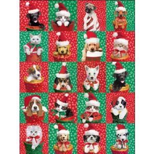 Jumbo Keith Kimberlin Furry Christmas 500 Piece Jigsaw Puzzle